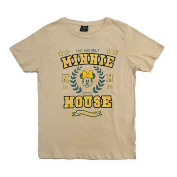 Beige Printed T Shirt Nawao.com