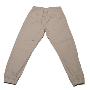 Beige Pull On  Casual Trouser Nawao.com