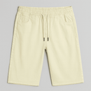 Beige Pullon Trouser Shorts Nawao.com