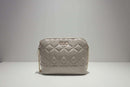 Beige Quilting Crossbody Bag Nawao.com