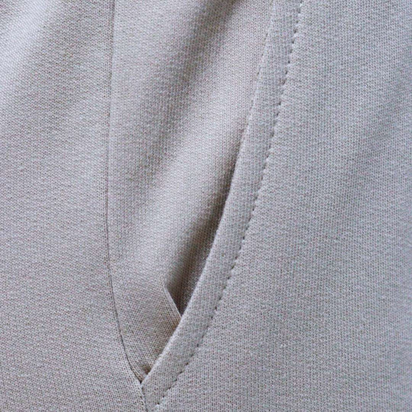 BEIGE RIB DETAILED JOGGER PANTS Nawao.com