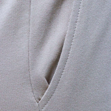 BEIGE RIB DETAILED JOGGER PANTS Nawao.com