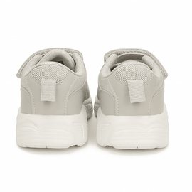 Beige Rubber Overlayed Chubky Sneakers Nawao.com
