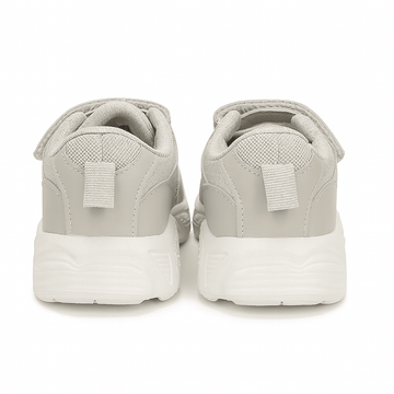 Beige Rubber Overlayed Chubky Sneakers Nawao.com