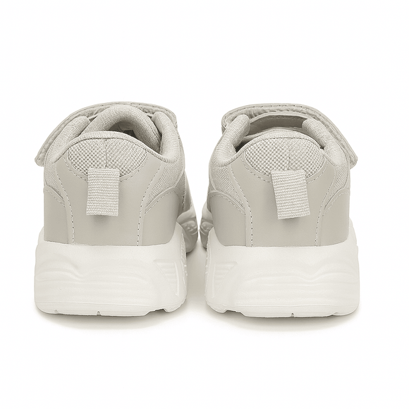 Beige Rubber Overlayed Chubky Sneakers Nawao.com