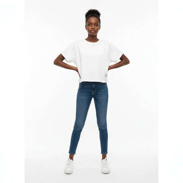 Beige Scuba Top Nawao.com