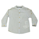 BEIGE SEERSUCKER LS SHIRTS Nawao.com