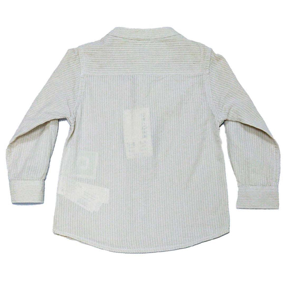 BEIGE SEERSUCKER LS SHIRTS Nawao.com