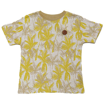 Beige Short Sleeve T Shirt Beige Nawao.com