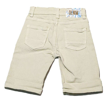 Beige Shorts With Draw Cord Nawao.com
