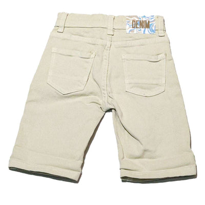 Beige Shorts With Draw Cord Nawao.com