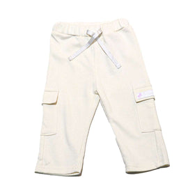 Beige Side Pockets Active Pant Nawao.com