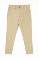 Beige Slim Fit Chino Trousers Beige Nawao.com