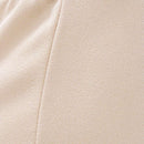 Beige Slit Detaied Elasticated Waist Nawao.com