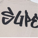Beige Superman Front And Back Print Tee Nawao.com