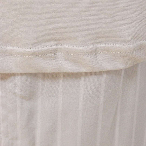 Beige T Shirt And Stripes Pyjama Set Beige Xx Nawao.com