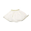 Beige Textured Skirt Nawao.com