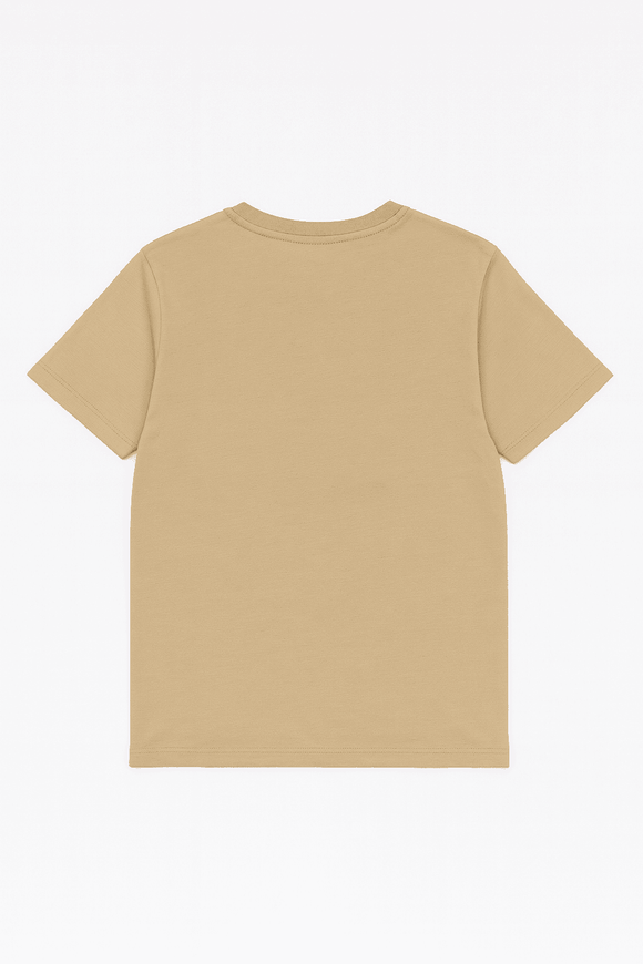 Beige Tokyo Short Sleeve Graphic Tee Nawao.com