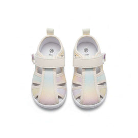 Beige Velro Strap Sandal Beige Nawao.com