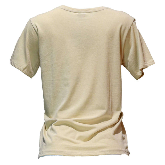 Beige We Bare Bears Printed T Shirt Nawao.com