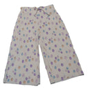 Beige Wideleg And Top Pleated Floral Pink Aop Set Beige Nawao.com