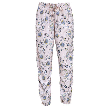 Beige Woven Pajama Bottom Nawao.com