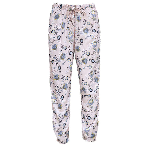 Beige Woven Pajama Bottom Nawao.com