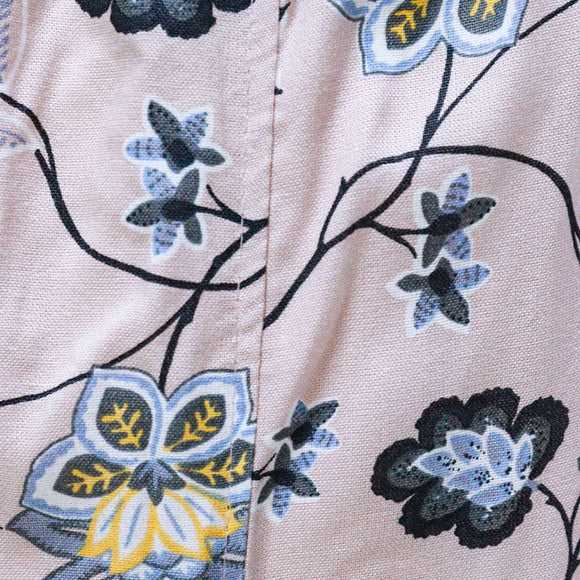 Beige Woven Pajama Bottom Nawao.com