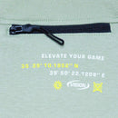 Beige Zip Pocket Paneled Short Sleeve T Shirt Nawao.com
