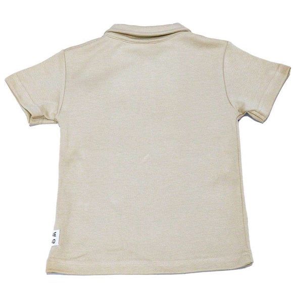 Biege Zipper Polo with Pant Nawao.com
