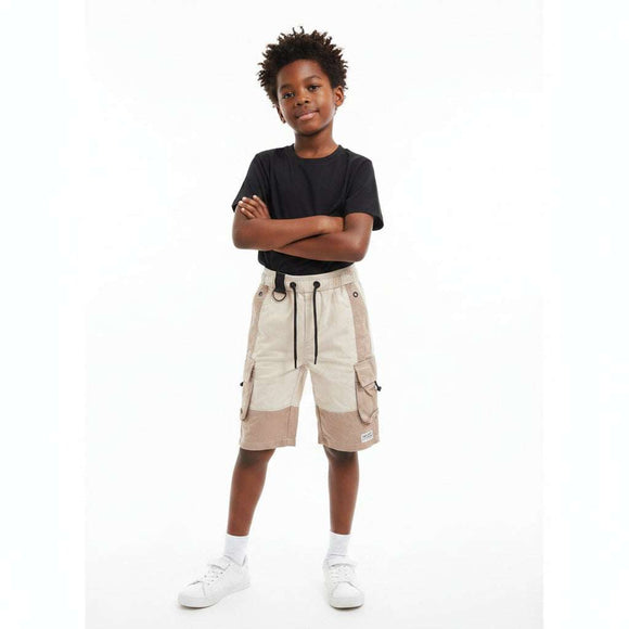 Bjr Beige Shorts With Cargo Pocket Beige Nawao.com