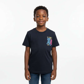 Bjr Black T Shirt With Tiger Embroidery Black Nawao.com