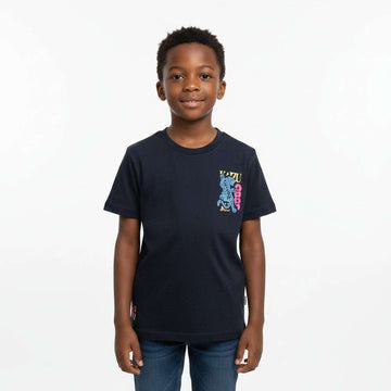 Bjr Black T Shirt With Tiger Embroidery Black Nawao.com