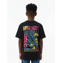 Bjr Black T Shirt With Tiger Embroidery Black Nawao.com