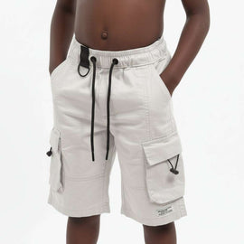 Bjr Grey Shorts With Cargo Pocket Mid Grey Nawao.com