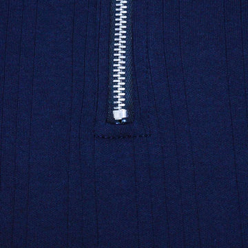 Bjr Navy Jacquard Polo T Nawao.com