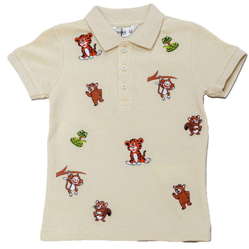 Bjr Short Sleeve Embroidery Polo Tshirt Nawao.com