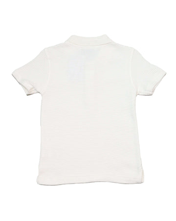 Bjr Short Sleeve Ivory Polo Tsh Nawao.com