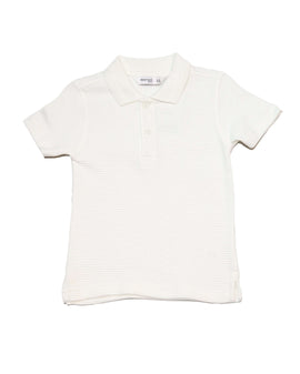 Bjr Short Sleeve Ivory Polo Tsh Nawao.com