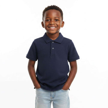 Bjr Short Sleeve Navy Polo Tsh Navy Nawao.com