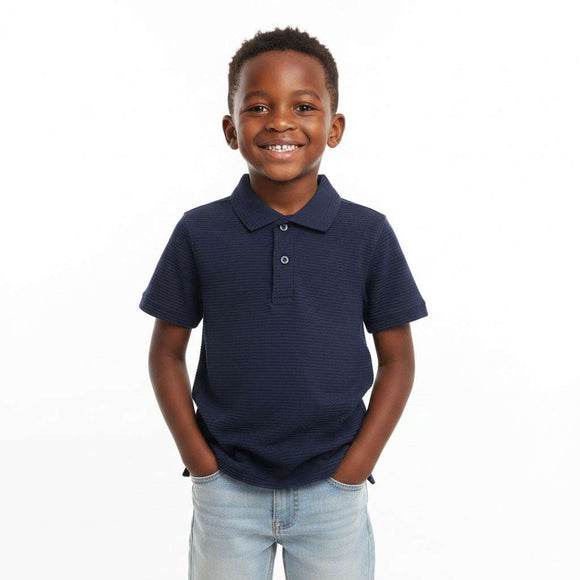 Bjr Short Sleeve Navy Polo Tsh Navy Nawao.com