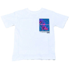 Bjr White T Shirt With Woven Patch Nawao.com