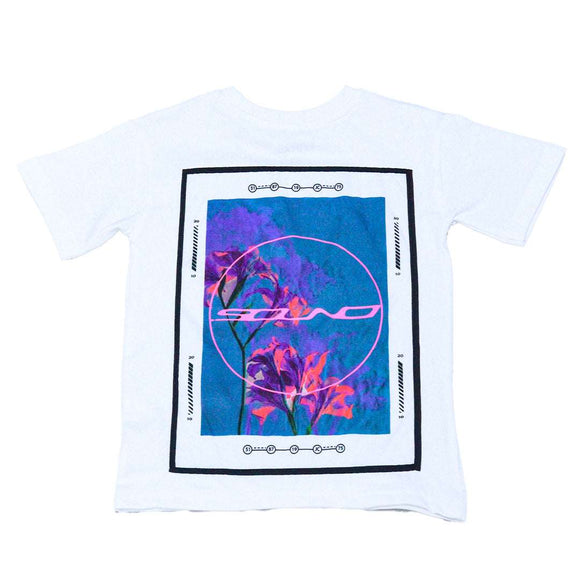Bjr White T Shirt With Woven Patch Nawao.com