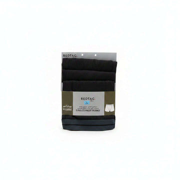 Black 3 Pcs Pack Boxer Shorts Assorted Small Nawao.com