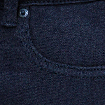 Black 5 Pocket Belted Denim Shorts Nawao.com