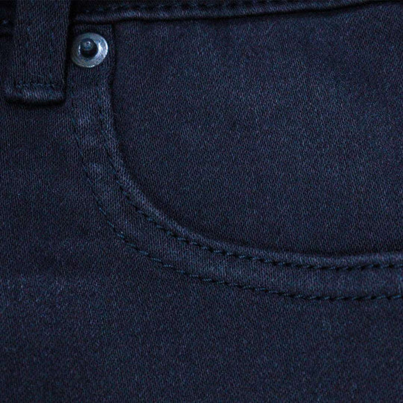 Black 5 Pocket Belted Denim Shorts Nawao.com