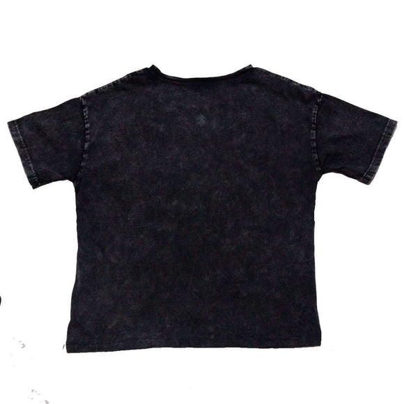 Black Acid Boxy Fit T Shirts Black Nawao.com
