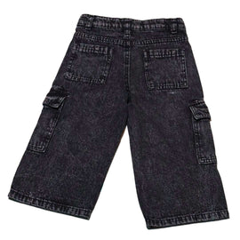 Black Acid Wash Cargo Nawao.com