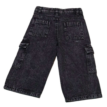 Black Acid Wash Cargo Nawao.com
