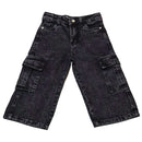 Black Acid Wash Cargo Nawao.com